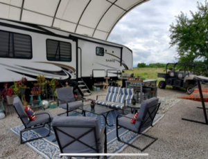 Container Shelter 20 x 20 x 6.5 by Gold Mountain