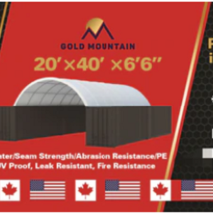 Container Shelter 20 x 40 x 6.5 by Gold Mountain