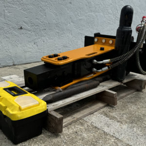Concrete Breaker by CMA for a Mini Skid Steer MT Plate