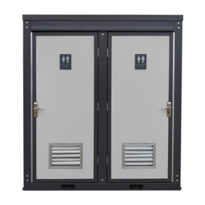 Double Toilet Stalls Portable Restroom by Bastone