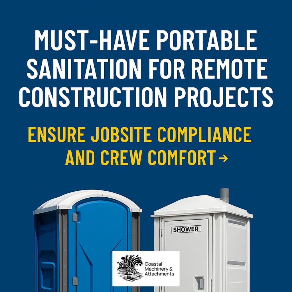 portable toilets, portable showers
